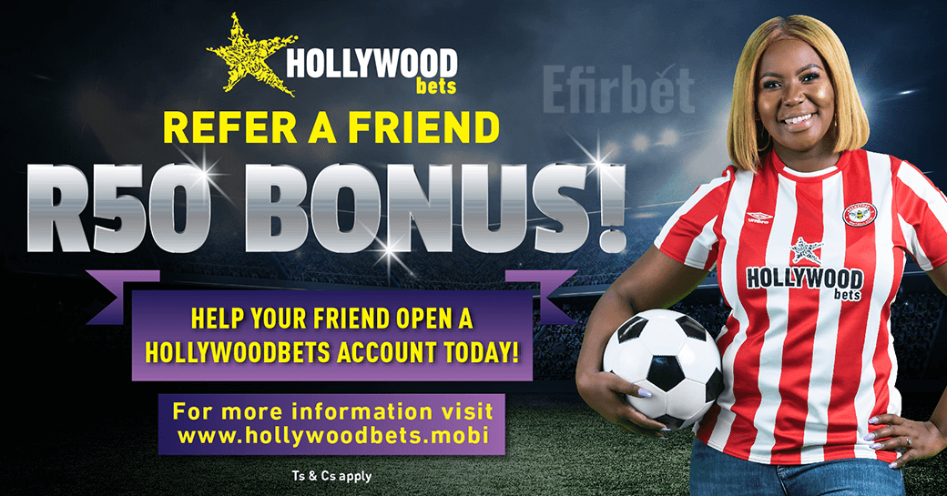 Hollywoodbets Refer a Friend Bonus