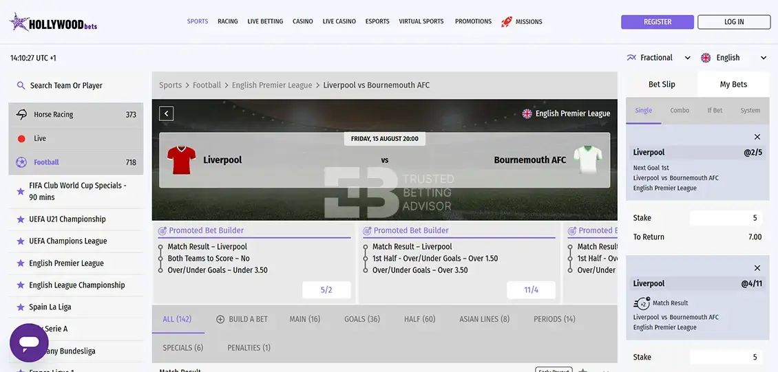 Hollywoodbets Sports Betting