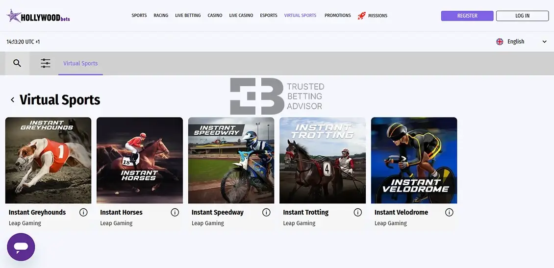 Hollywoodbets Virtual Sports