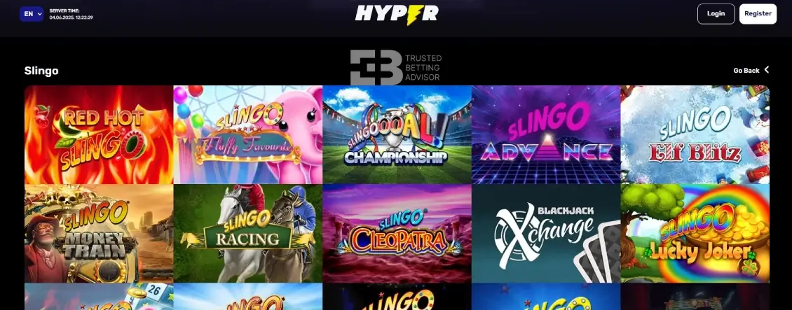 Hyper Casino Slingo