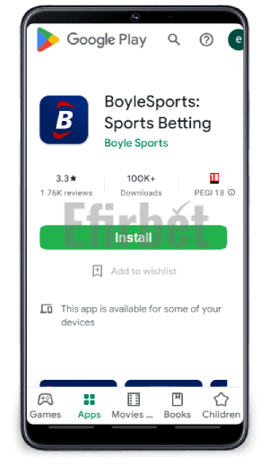 Install Boylesports app
