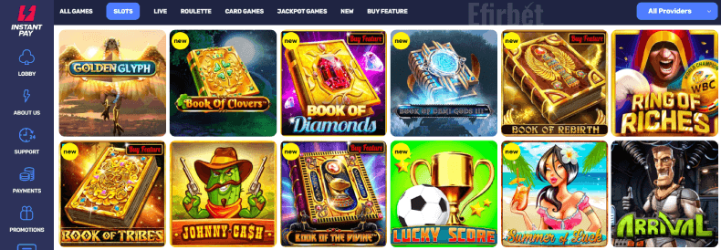 InstantPay Casino Games
