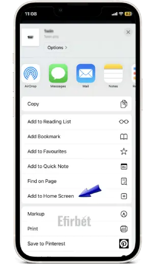 iOS Apps Add to Homescreen