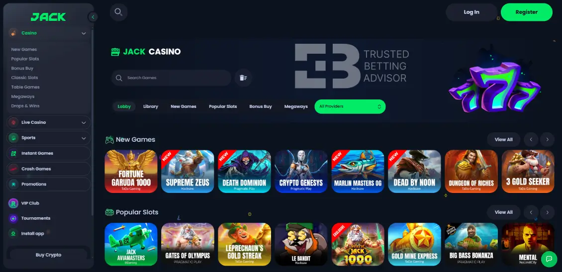 Jack Casino Games
