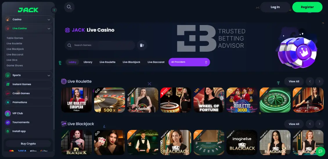 Jack Live Casino