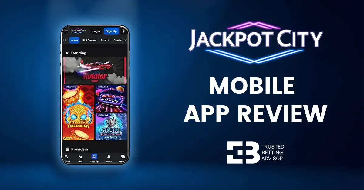 Jackpot City App Interface