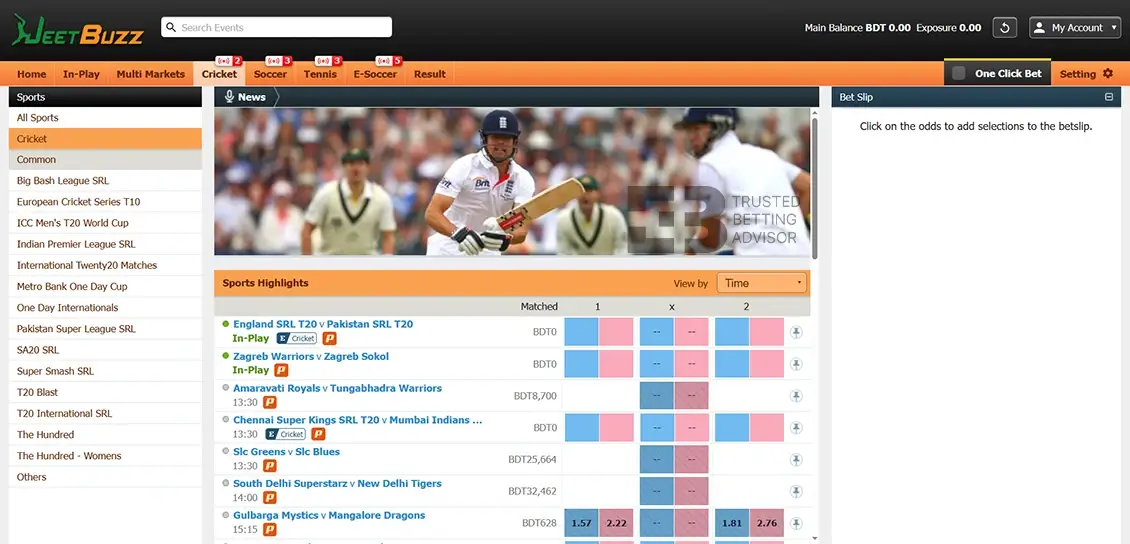 JeetBuzz Betting Exchange