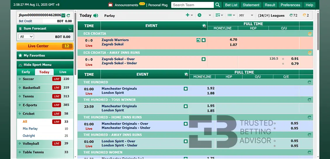 JeetBuzz Sports Betting