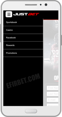 justbet android app navigation