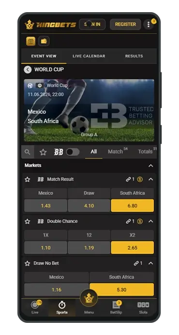 Kingbets App Android Sports Betting