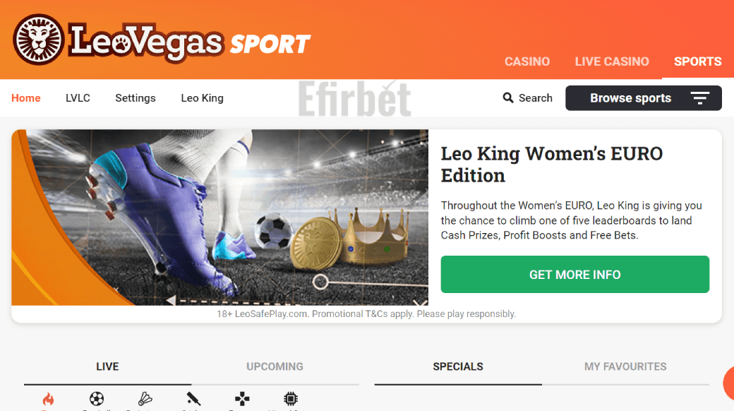 LeoVegas Best betting sites in Ireland