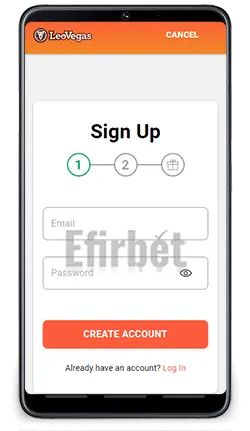 LeoVegas Mobile Registration