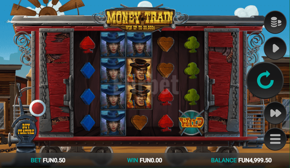 LeoVegas slots Money train