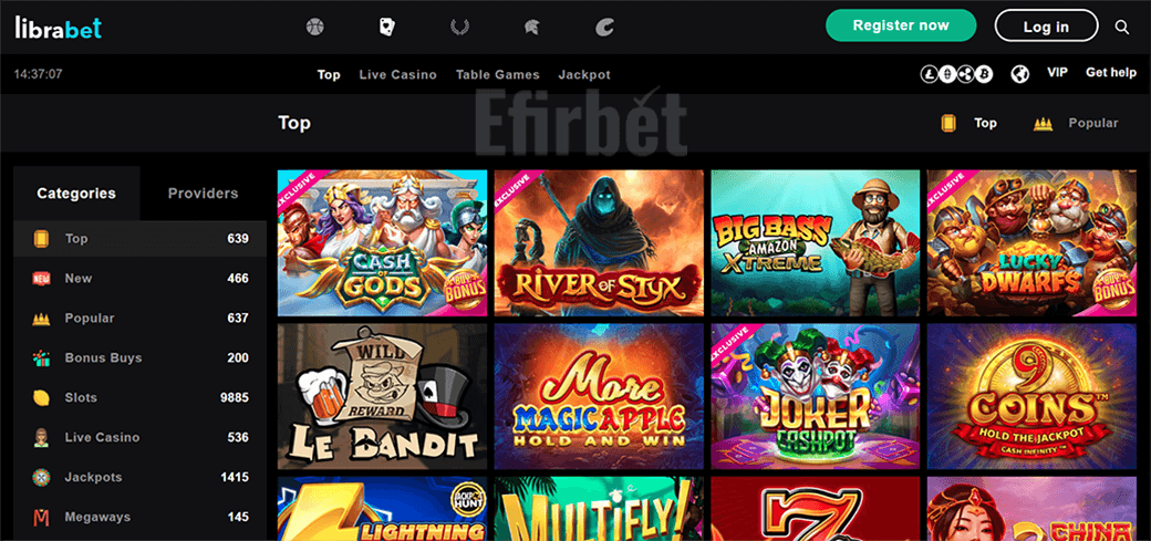 Librabet Casino Games