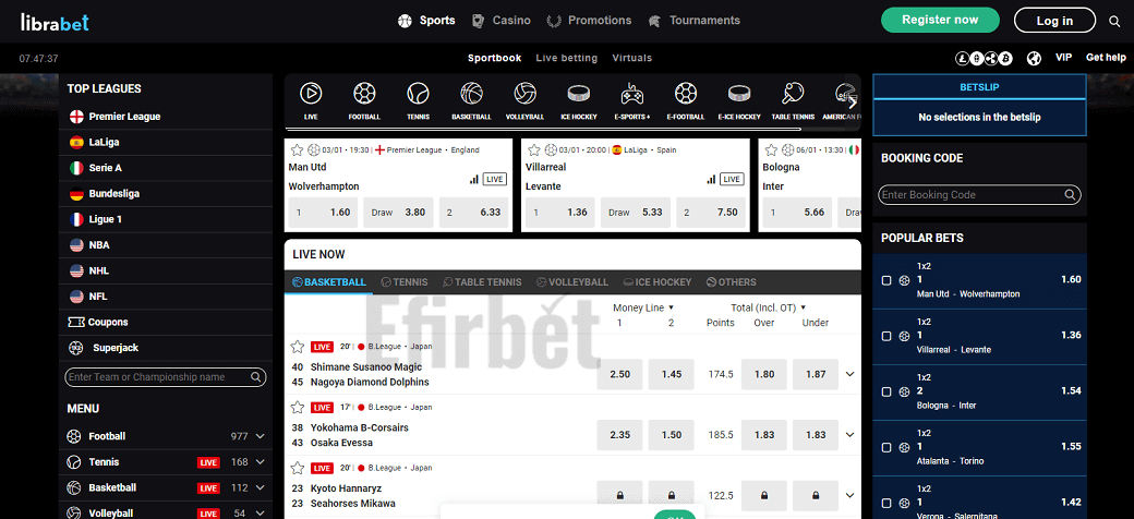 Librabet online betting