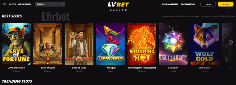 LVBET Casino Games