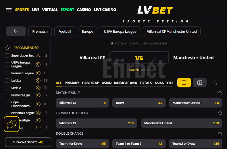 LVBet sportsbook