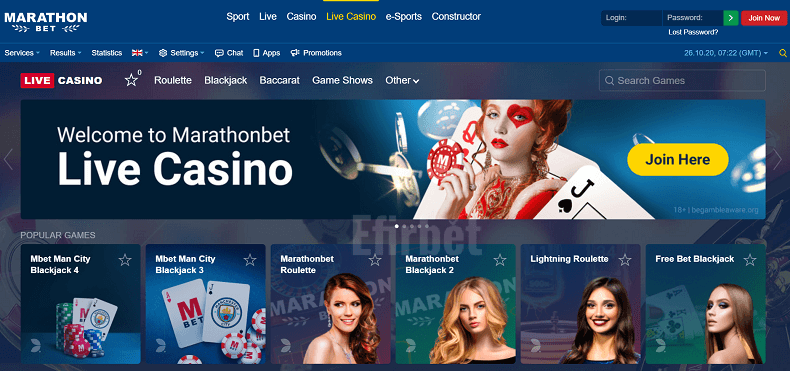 marathonbet casino