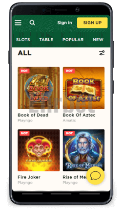 MasonSlots Mobile Casino