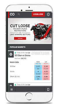 preview of matchbook on an iPhone