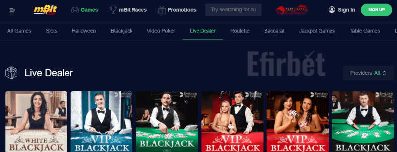 mbit live casino