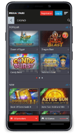 Megapari Casino on Android