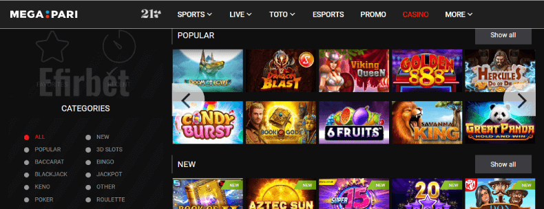 Megapari casino