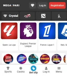 Megapari Mobile Screenshot
