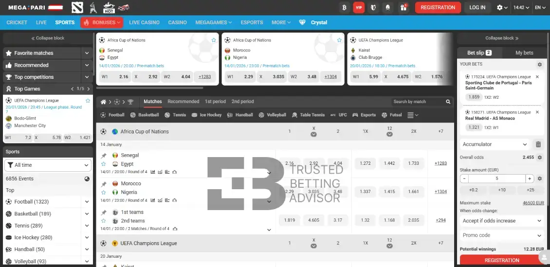 Megapari Sports Betting