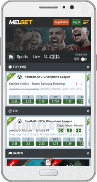 melbet android app homepage