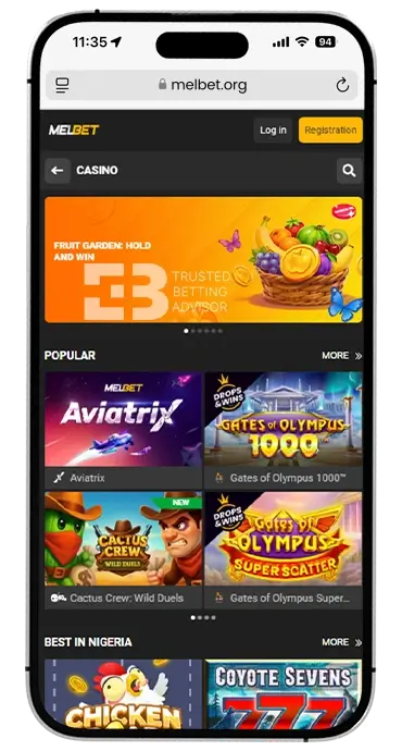 Melbet App Casino Games iOS Nigeria