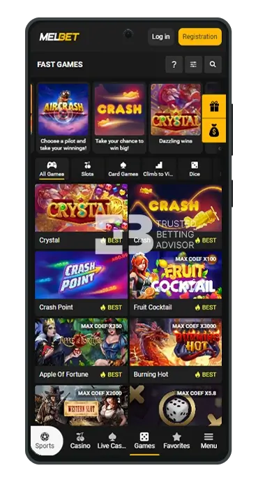 Melbet App Fast Games Android Nigeria
