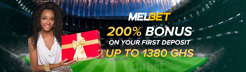 Melbet Ghana sports welcome bonus