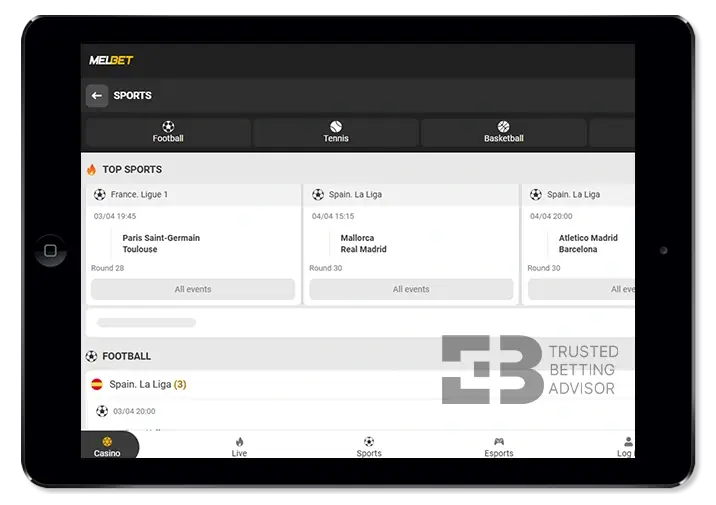Melbet Mobile Version Tablet Nigeria