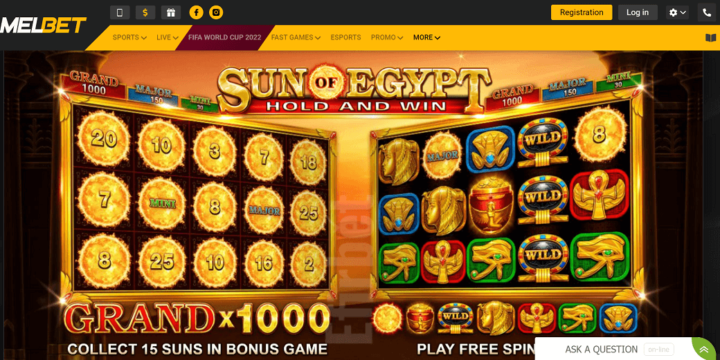 Melbet online slot games