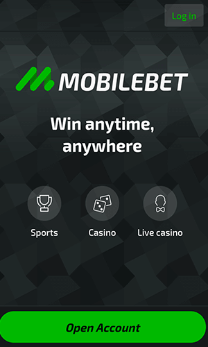 Mobilebet mobile screenshot
