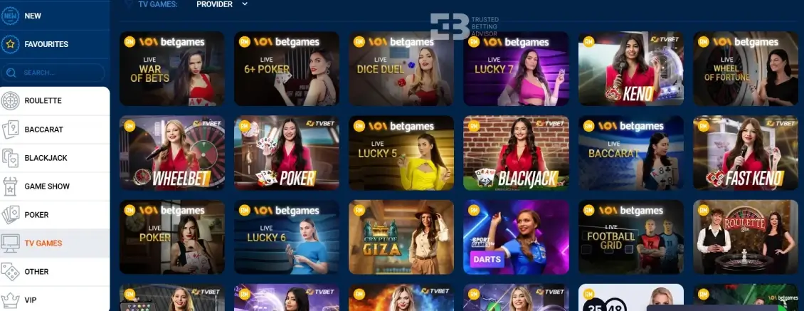 Mostbet live casino games