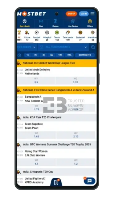Mostbet mobile app for android