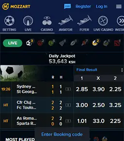 Mozzartbet Mobile Screenshot