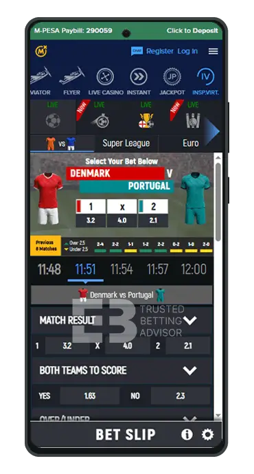 Mozzartbet App Instant Virtual Sports Android