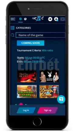 Mr Bit mobile casino tournaments