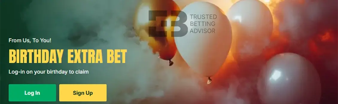 Mzansibet Birthday Bonus
