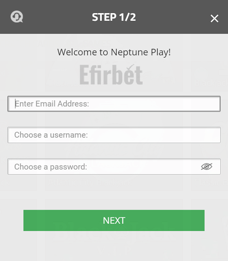 NeptunePlay Registration