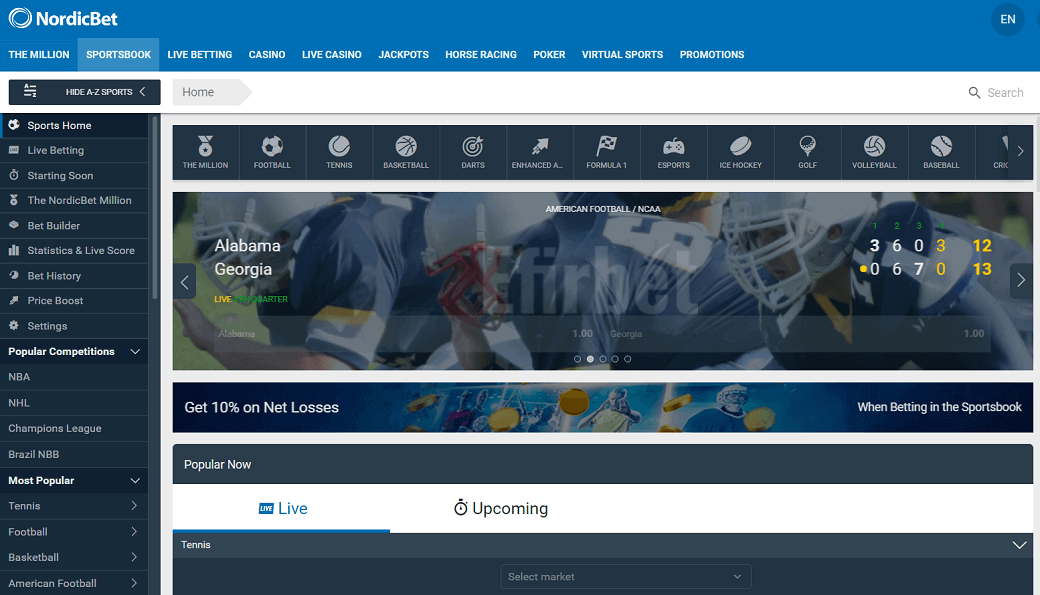 Nordicbet Iceland betting site