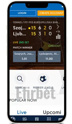 Nordicbet mobile app for iPhone