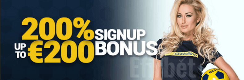 Oddsring sports welcome bonus