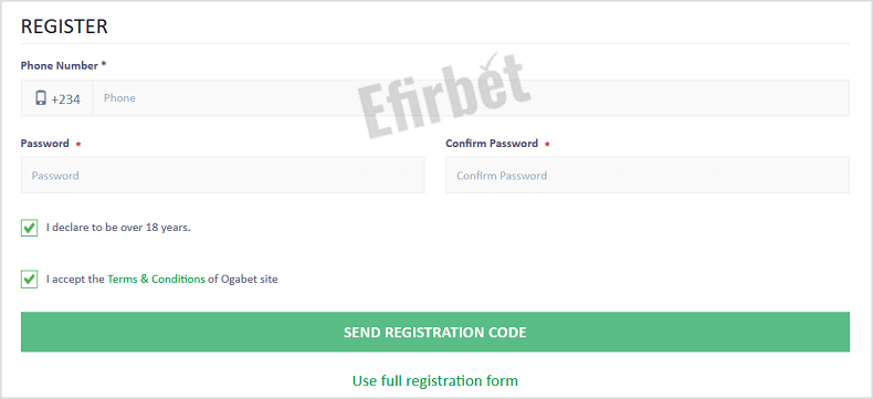 Ogabet registration
