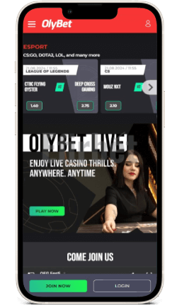 Olybet Mobile iPhone
