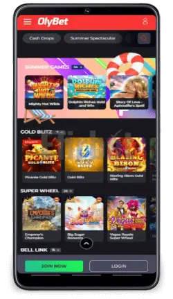Olybet Mobile App Casino Games