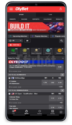 Olybet Mobile App Sports